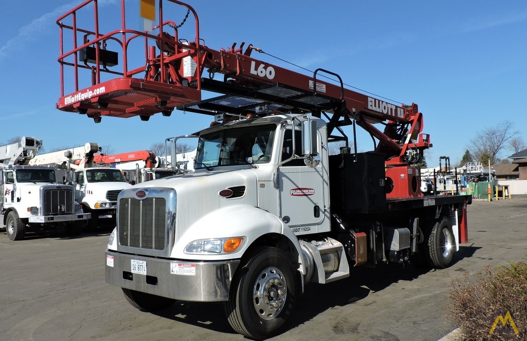 Elliott L60R 62' Aerial Work Platform on Peterbilt 337 2