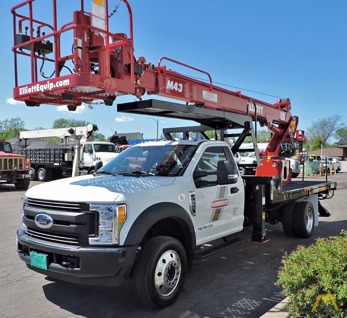 Elliott M43R 500 lbs. Aerial Work Platform on Ford F550XL 1