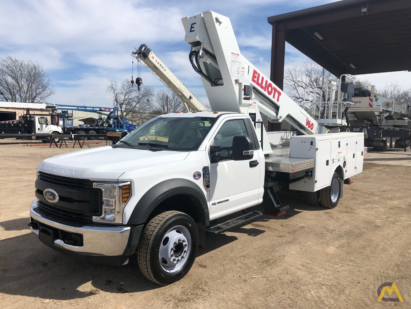 Elliott V60F 0.5-Ton Aerial Bucket Truck Mounted on a Ford F550 2