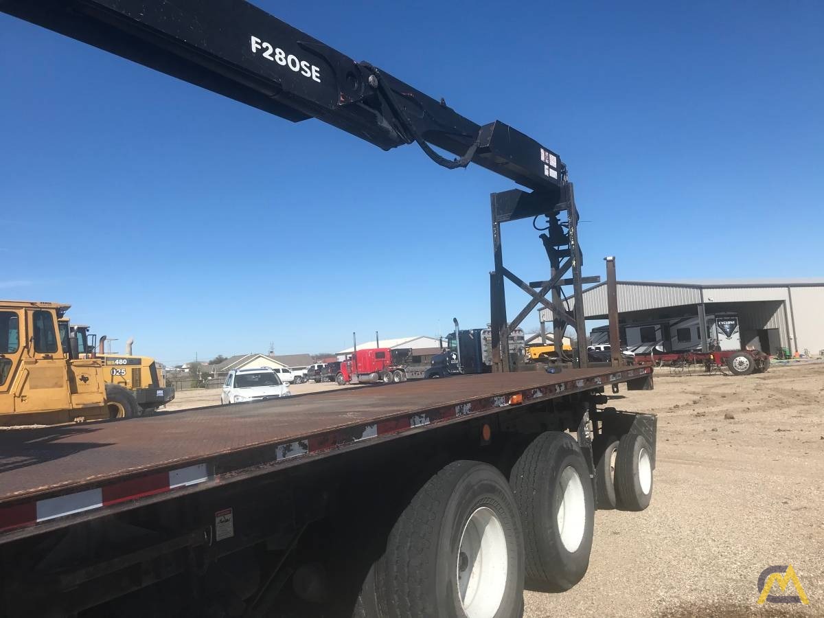 Fassi F280SE.22 3.45-Ton Drywall Pallet Fork Loading Crane on Sterling LT9513 9