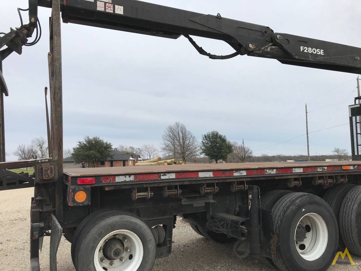 Fassi F280SE.22 3.45-Ton Drywall Pallet Fork Loading Crane on Sterling LT9513 3