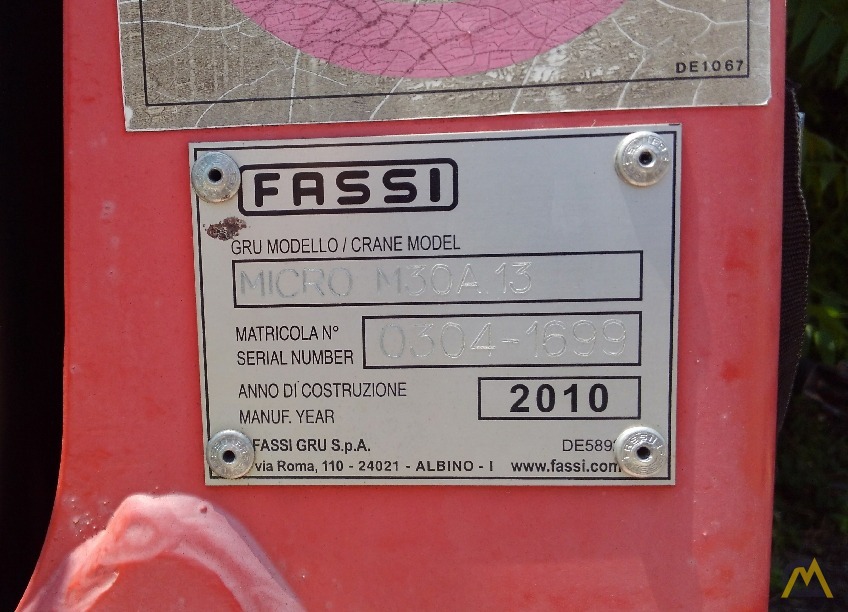 Fassi Micro M30A.13 2.20-Ton Folding Service Crane on 2-Axle Trailer 6