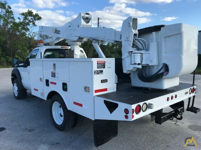 Altec AT37G 42' Articulating Telescopic Boom Aerial Bucket Truck on Ford F550 2