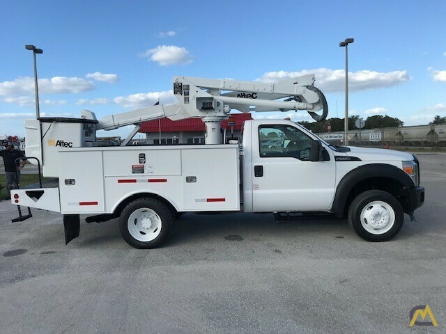 Altec AT37G 42' Articulating Telescopic Boom Aerial Bucket Truck on Ford F550 5