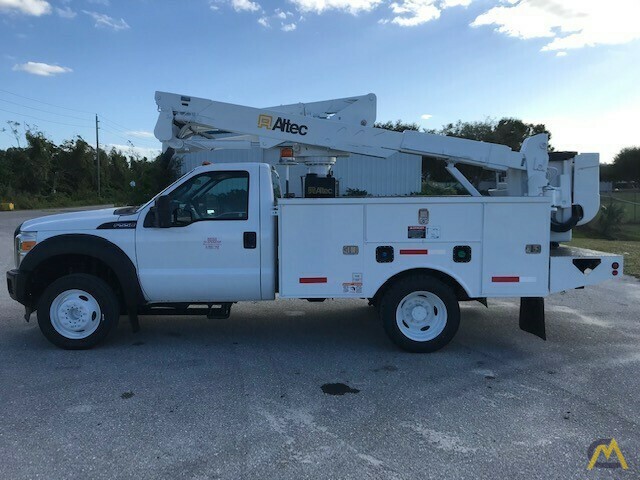 Altec AT37G 42' Articulating Telescopic Boom Aerial Bucket Truck on Ford F550 6