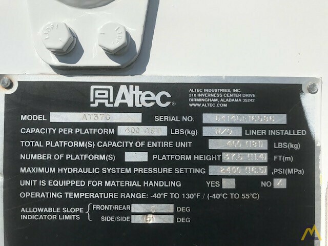 Altec AT37G 42' Articulating Telescopic Boom Aerial Bucket Truck on Ford F550 28