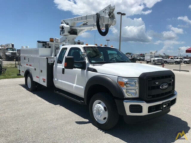 Altec AT40G 45' Articulating Telescopic Boom Bucket Truck on 2012 Ford F550 4x4 Extended Cab 2