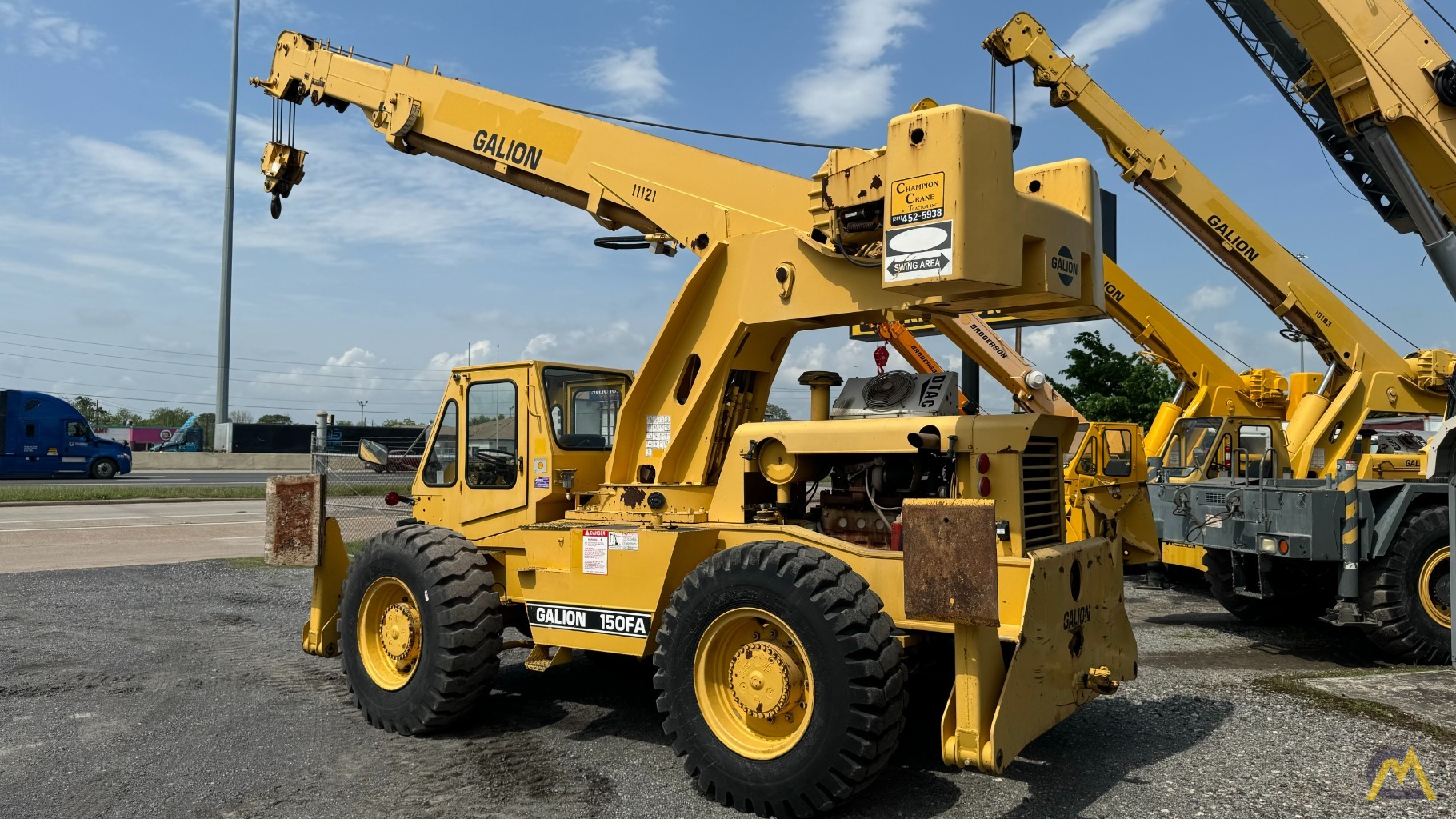 Galion 150FA Down Cab Rough Terrain Crane 1