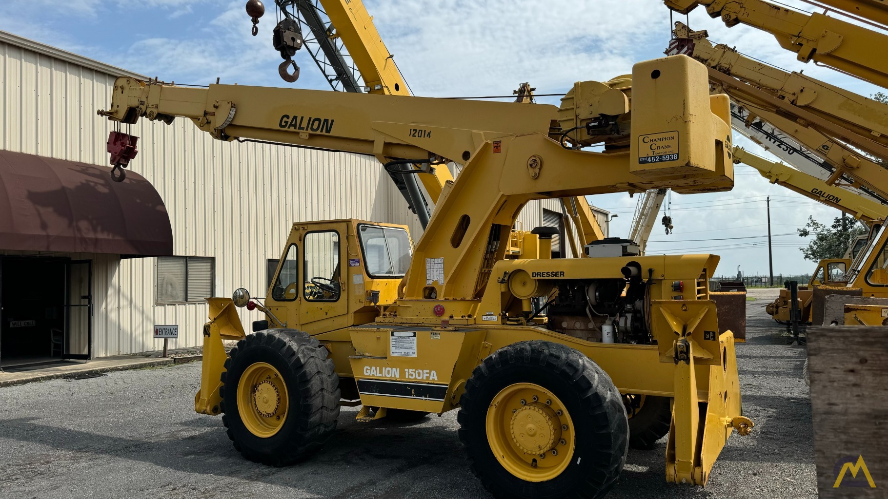 Galion 150FA Down Cab Rough Terrain Crane 3