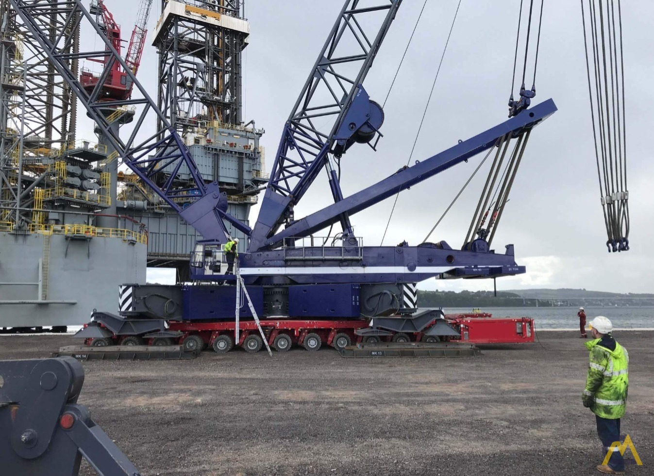 Gottwald MK 1500 1,500-Ton Mobile Lattice Boom Crane 5