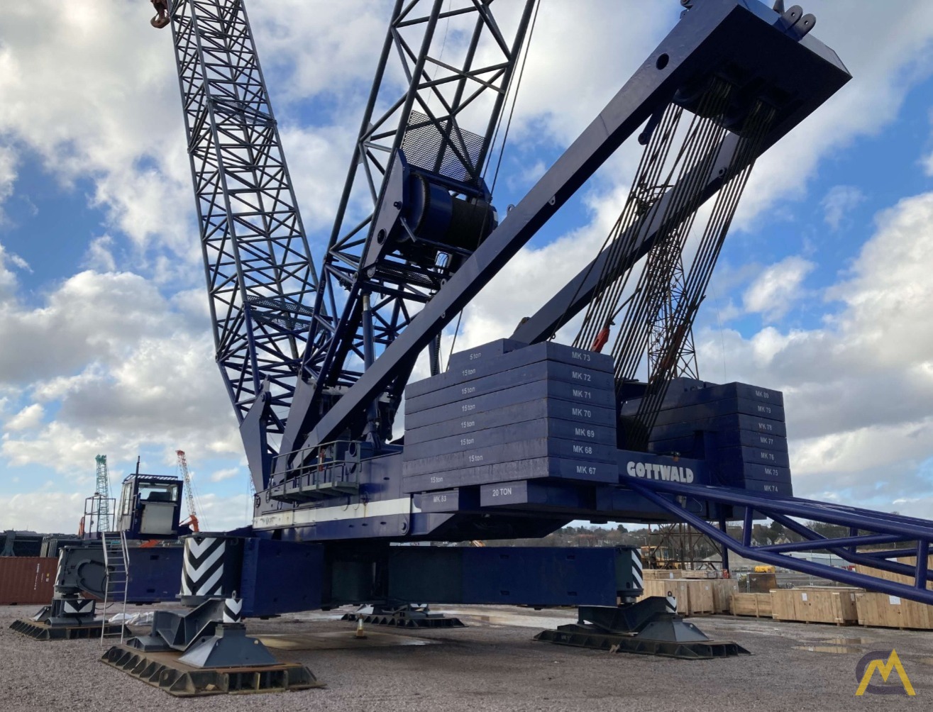 Gottwald MK 1500 1,500-Ton Mobile Lattice Boom Crane 0