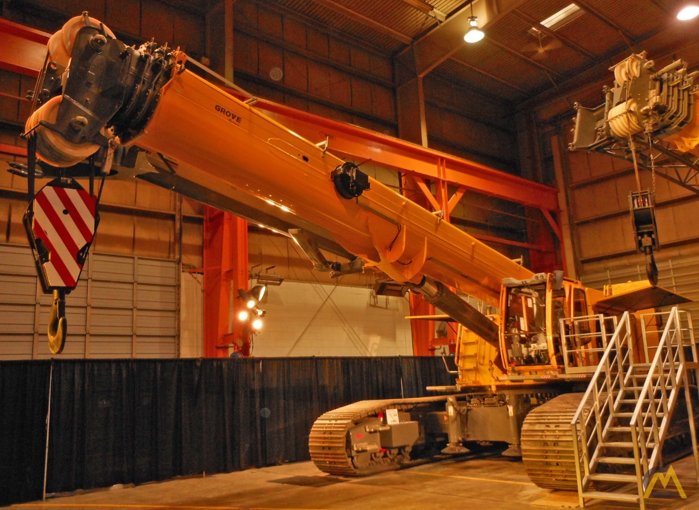 Grove GHC130 130Ton Hydraulic Crawler Crane For Sale Hoists & Material