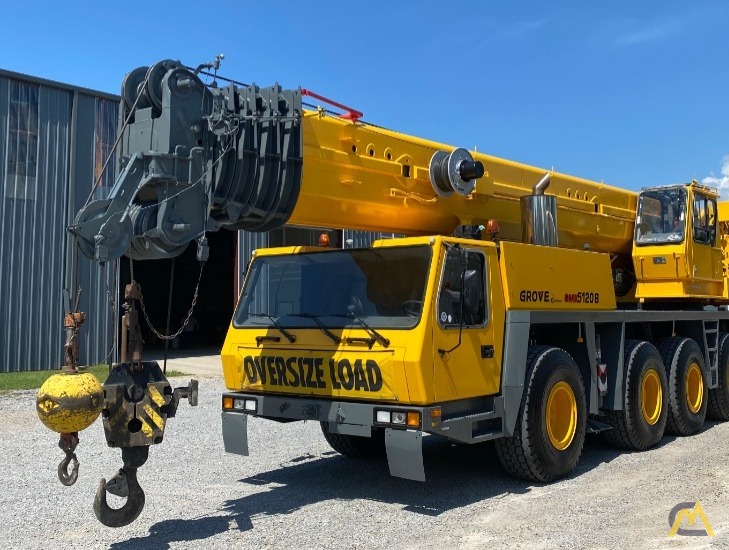 Grove GMK5120B 120-Ton (100 Metric Ton) All Terrain Crane LOW MILES 0