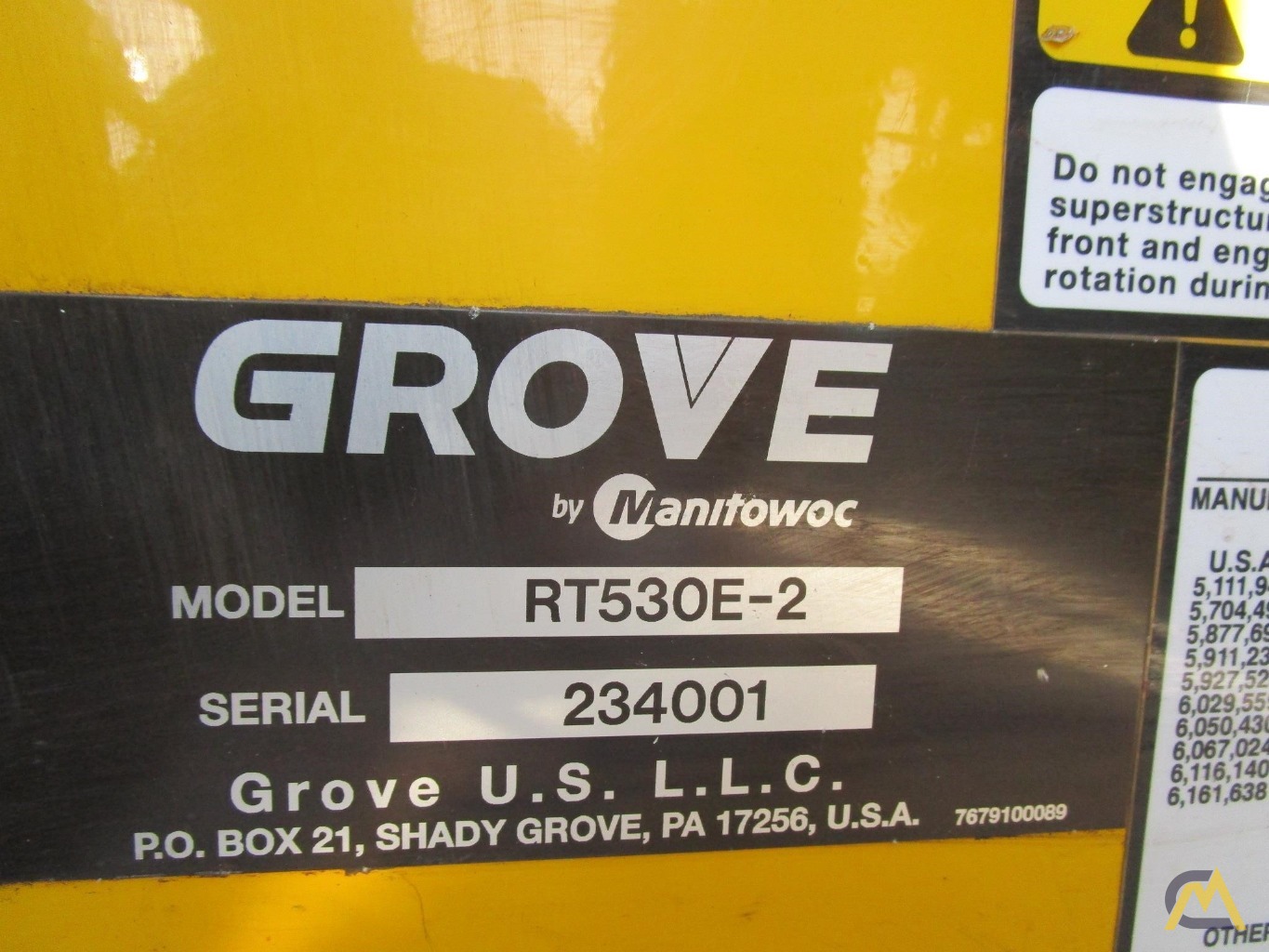 Grove RT530E-2 30-ton Rough Terrain Crane 25