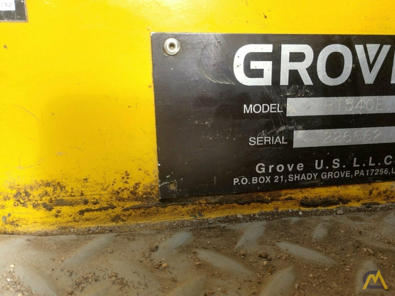 Grove RT540E 40-ton Rough Terrain Crane 10