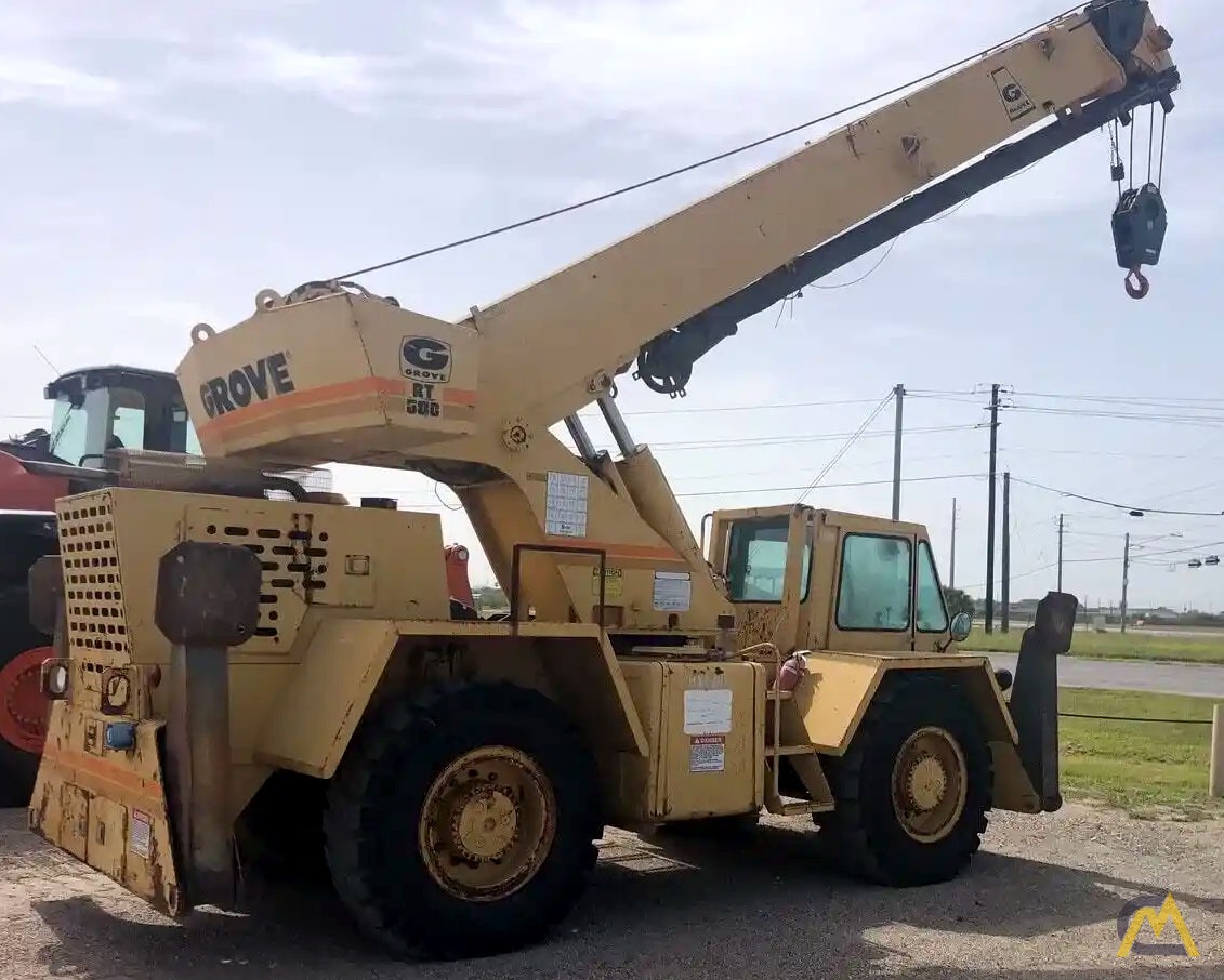 Grove RT58C Down Cab Rough Terrain Crane 1