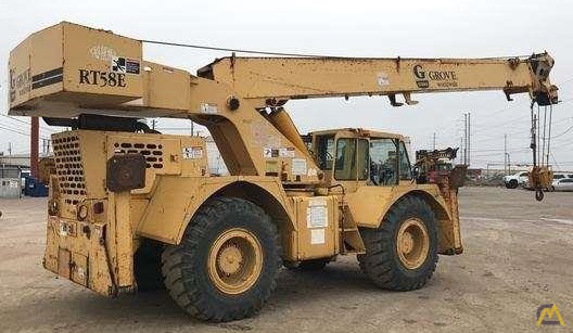 Grove RT58E 22-ton Down Cab Rough Terrain Crane 5