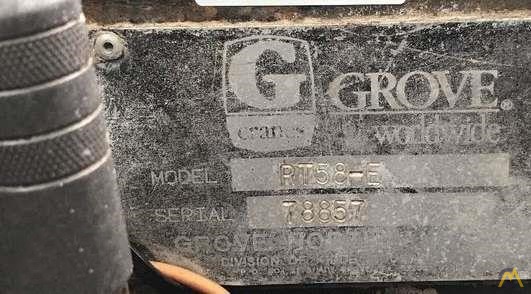 Grove RT58E 22-ton Down Cab Rough Terrain Crane 4