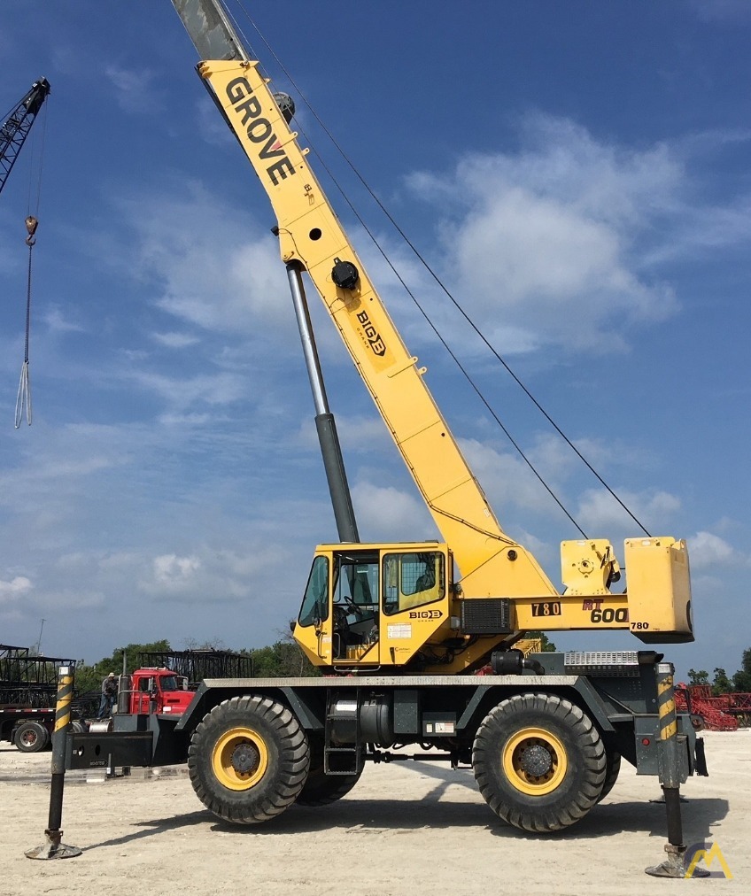 Grove RT600E 50-Ton Rough Terrain Crane 4