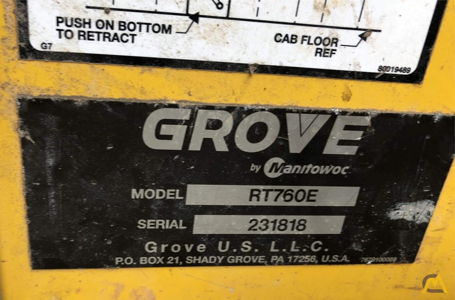 Grove RT760E 60-Ton Rough Terrain Crane 6