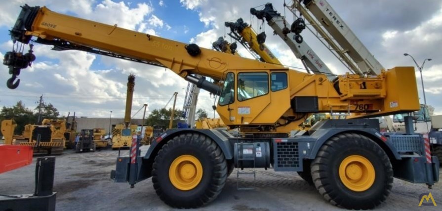 Grove RT760E 60-Ton Rough Terrain Crane 1