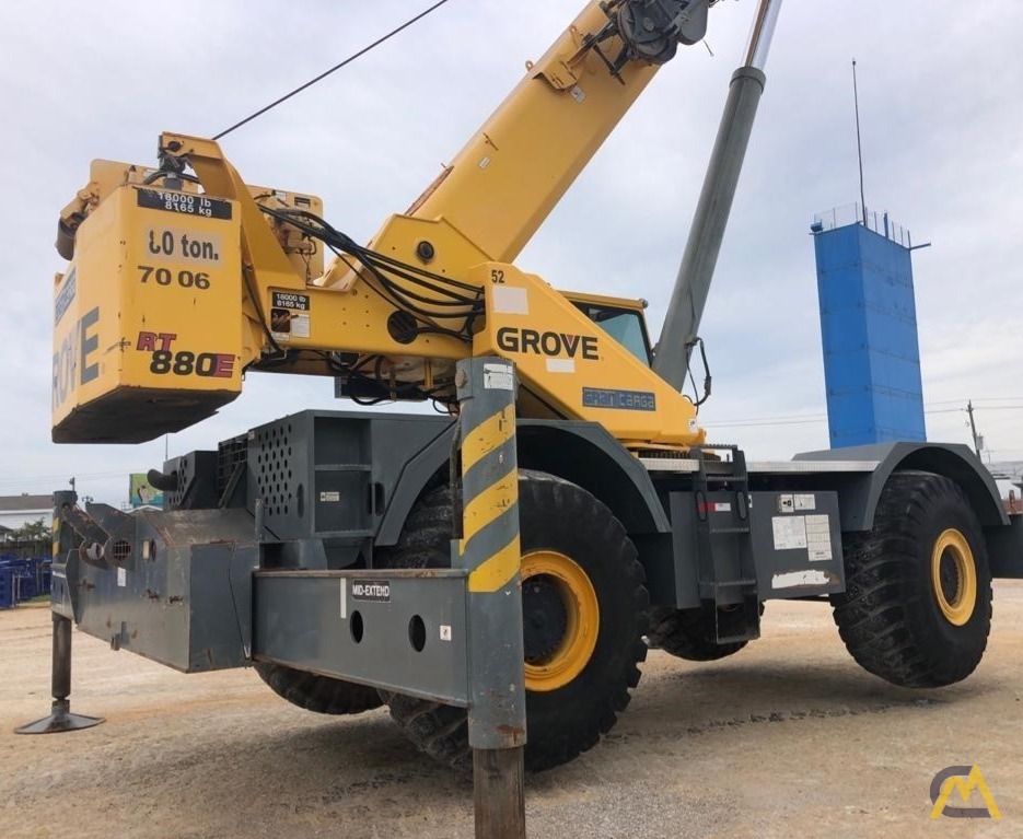 Grove RT880E 80-Ton Rough Terrain Crane 0