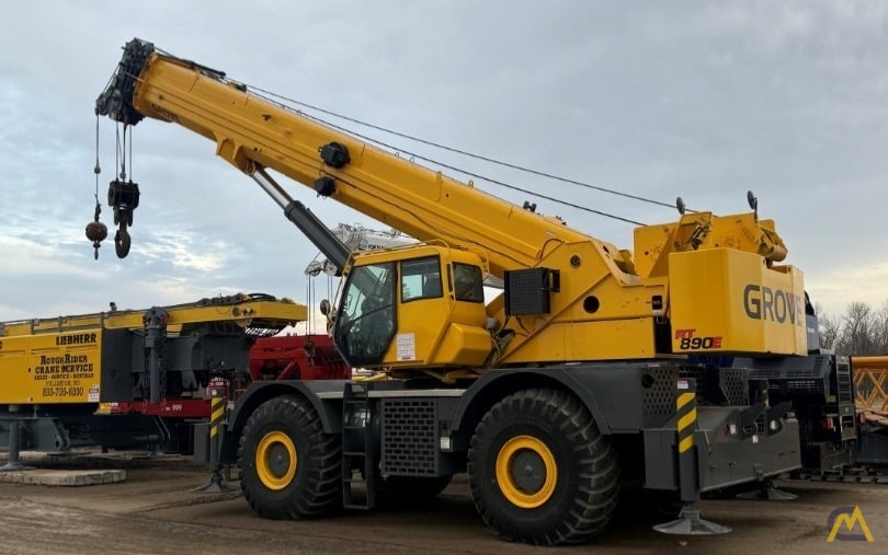 SOLD Grove RT890E Rough Terrain Crane 0