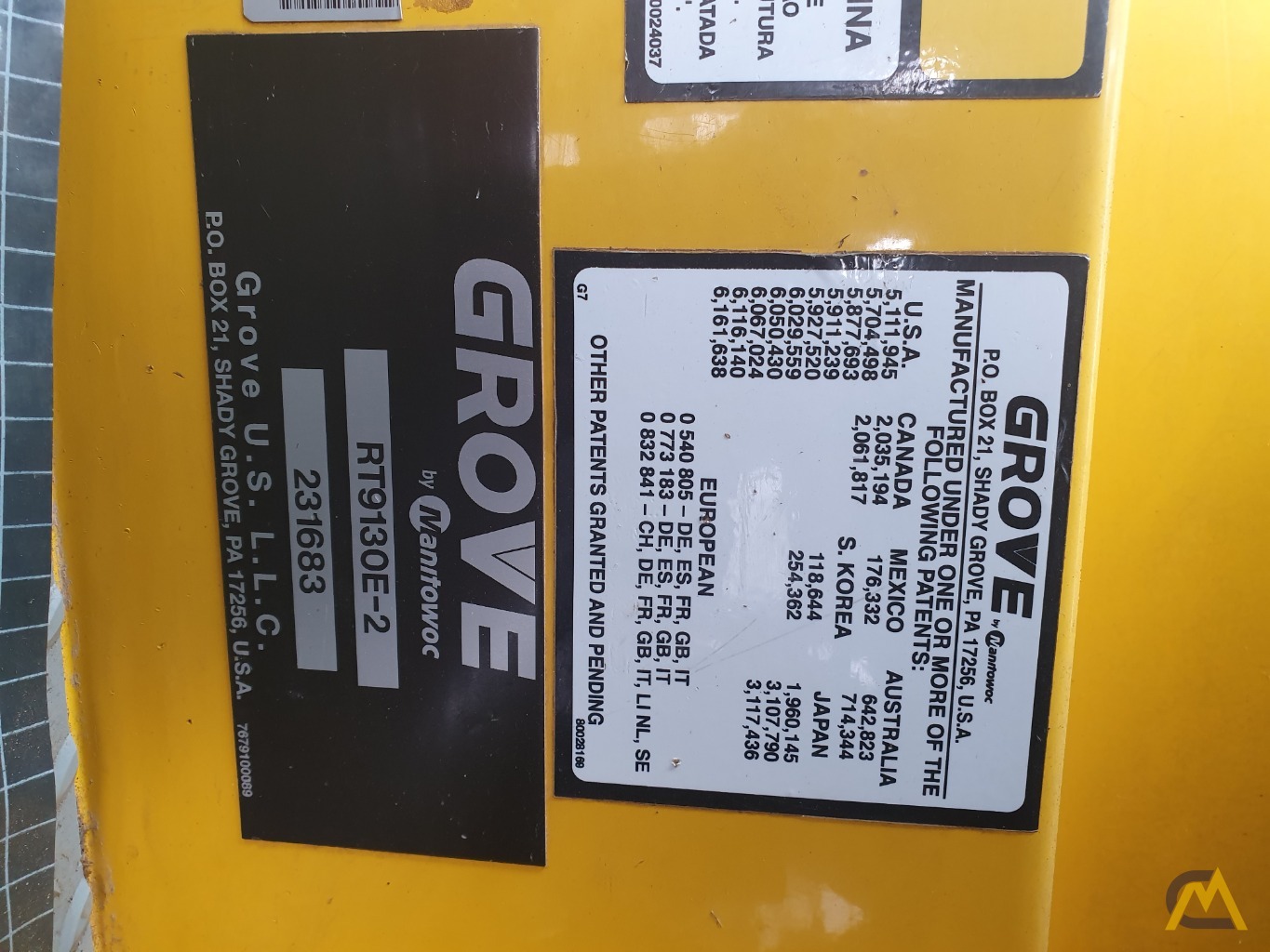 Grove RT9130E-2 130 Ton Rough Terrain Crane 15