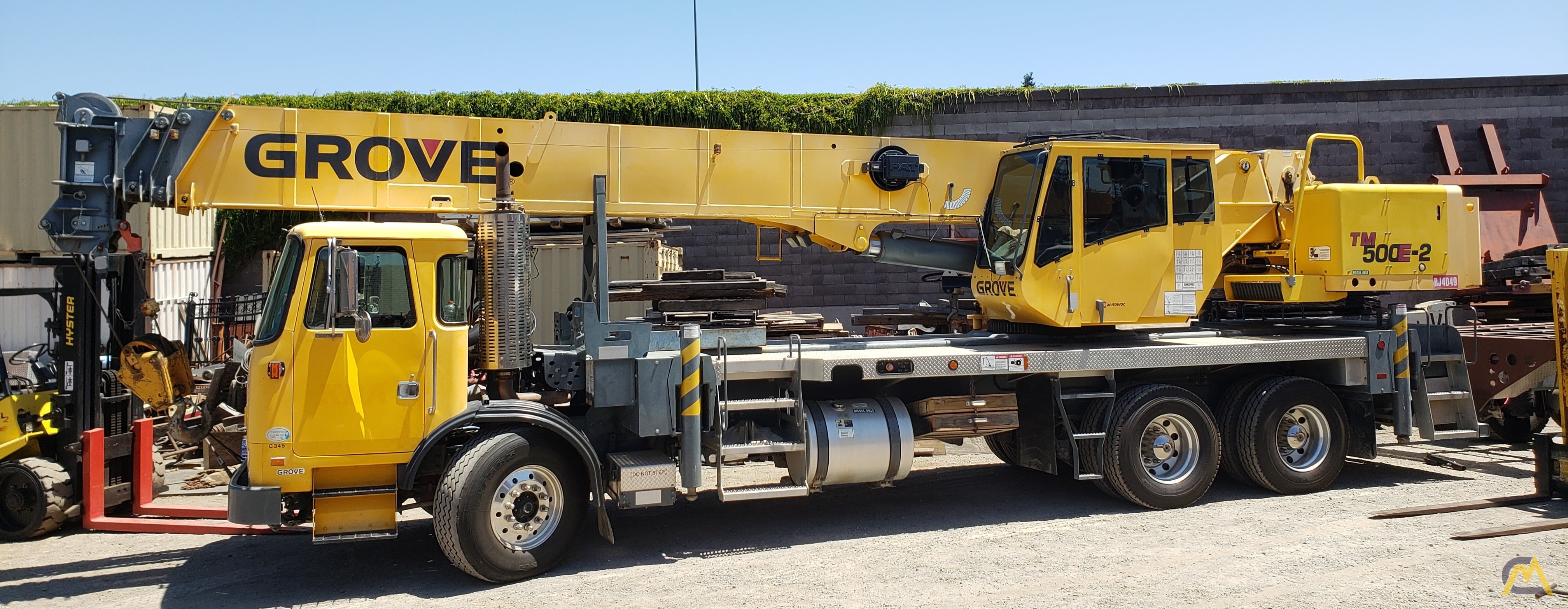 Grove TM500E2 45ton Telescopic Boom Truck Crane For Sale Hoists
