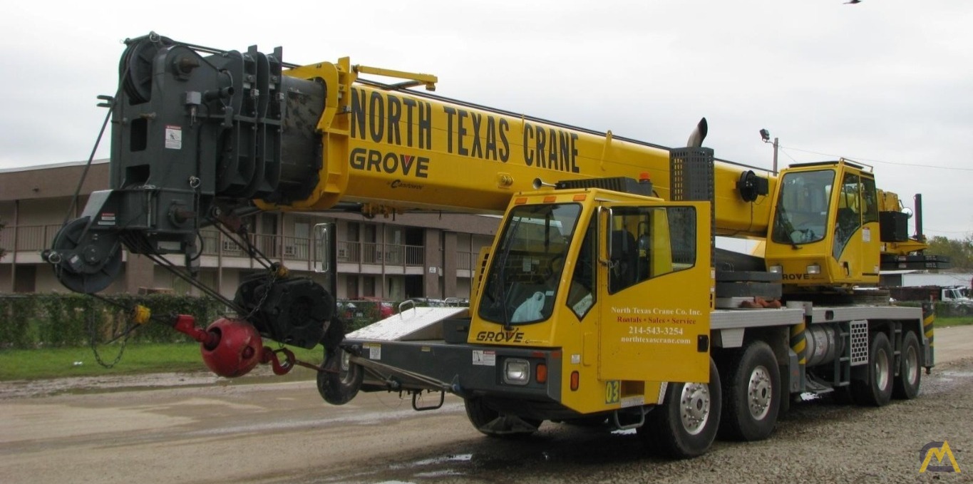 Grove TMS800E 80-ton Telescopic Boom Hydraulic Truck Mounted Crane 0