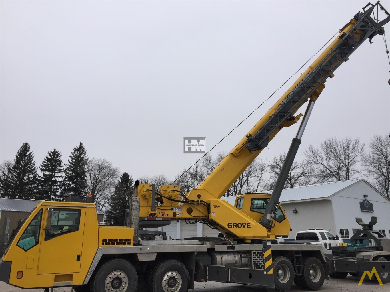 Grove TMS800E 80Ton Telescopic Boom Hydraulic Truck Mounted Crane For