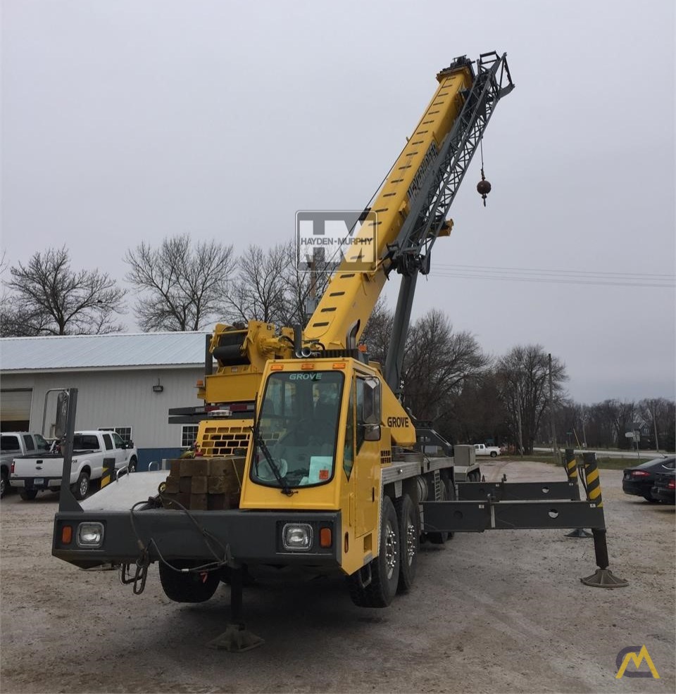 Grove TMS800E 80Ton Telescopic Boom Hydraulic Truck Mounted Crane For