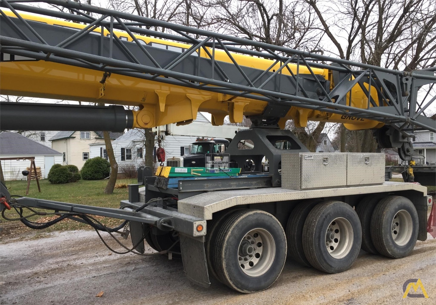 Grove TMS800E 80-Ton Telescopic Boom Hydraulic Truck Mounted Crane 10