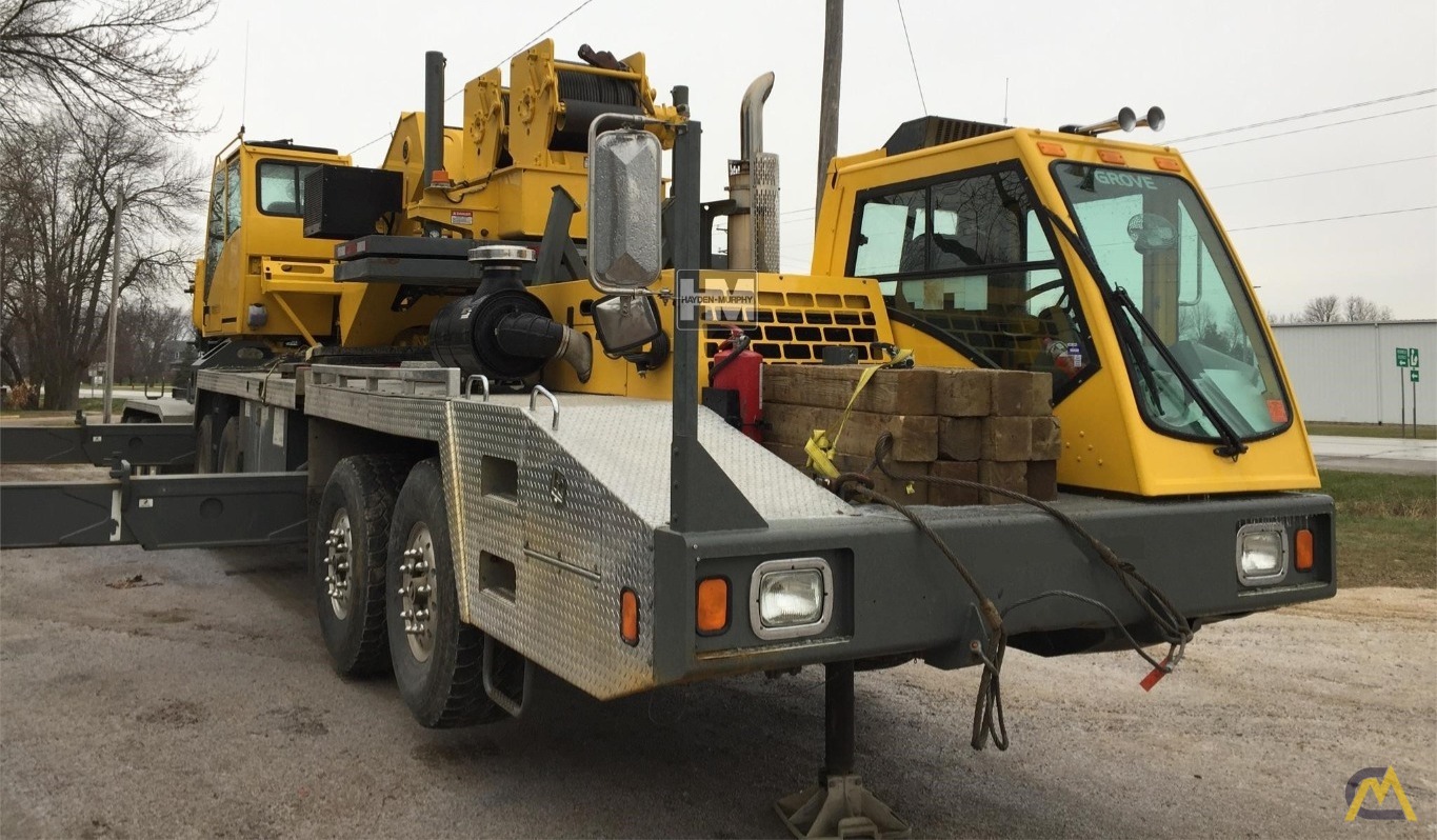 Grove TMS800E 80-Ton Telescopic Boom Hydraulic Truck Mounted Crane 4