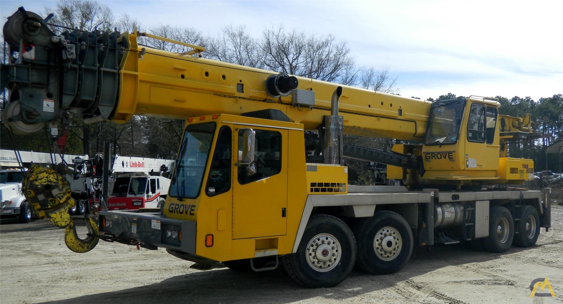 Grove TMS900E 90Ton Telescopic Boom Hydraulic Truck Crane For Sale