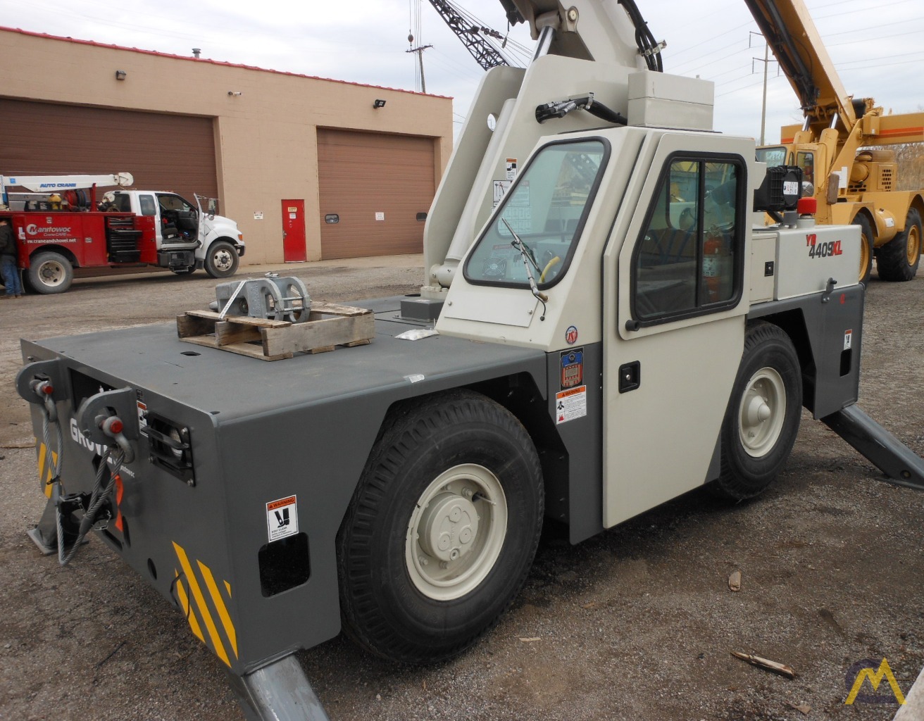 grove 18 ton carry deck crane lift chart