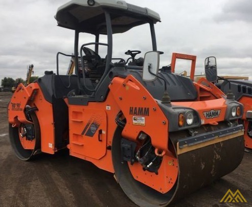 Hamm HD 90i VO Double Drum Roller 4
