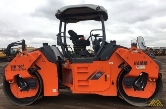 Hamm HD 90i VO Double Drum Roller 4