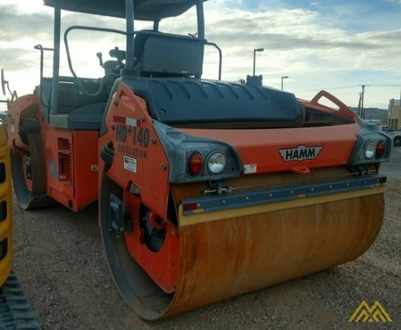 Hamm HD140+VO Double Drum Roller 1