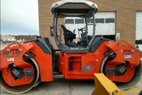 Hamm HD140+VO Double Drum Roller 2