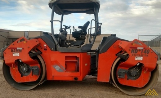 Hamm HD140+VO Double Drum Roller 1