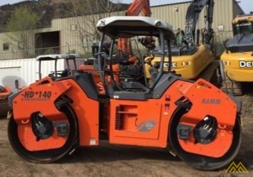 Hamm HD140 VVHF Smooth Drum Compactor 0
