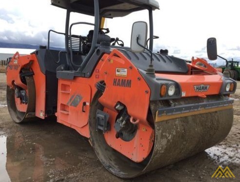 Hamm HD140iVV Double Drum Compactor 3