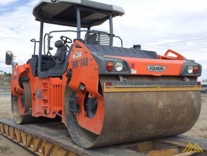 Hamm HD140iVV Double Drum Compactor 4