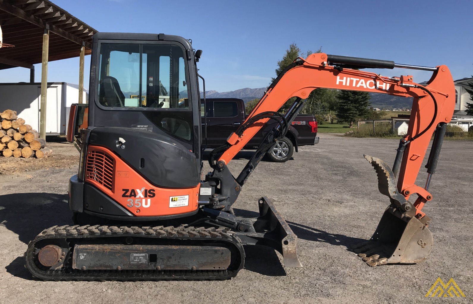 Hitachi ZX35U-3 Compact Excavator 0