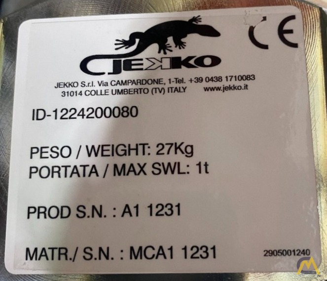 Jekko MPK 20W Mini Crawler Crane 9