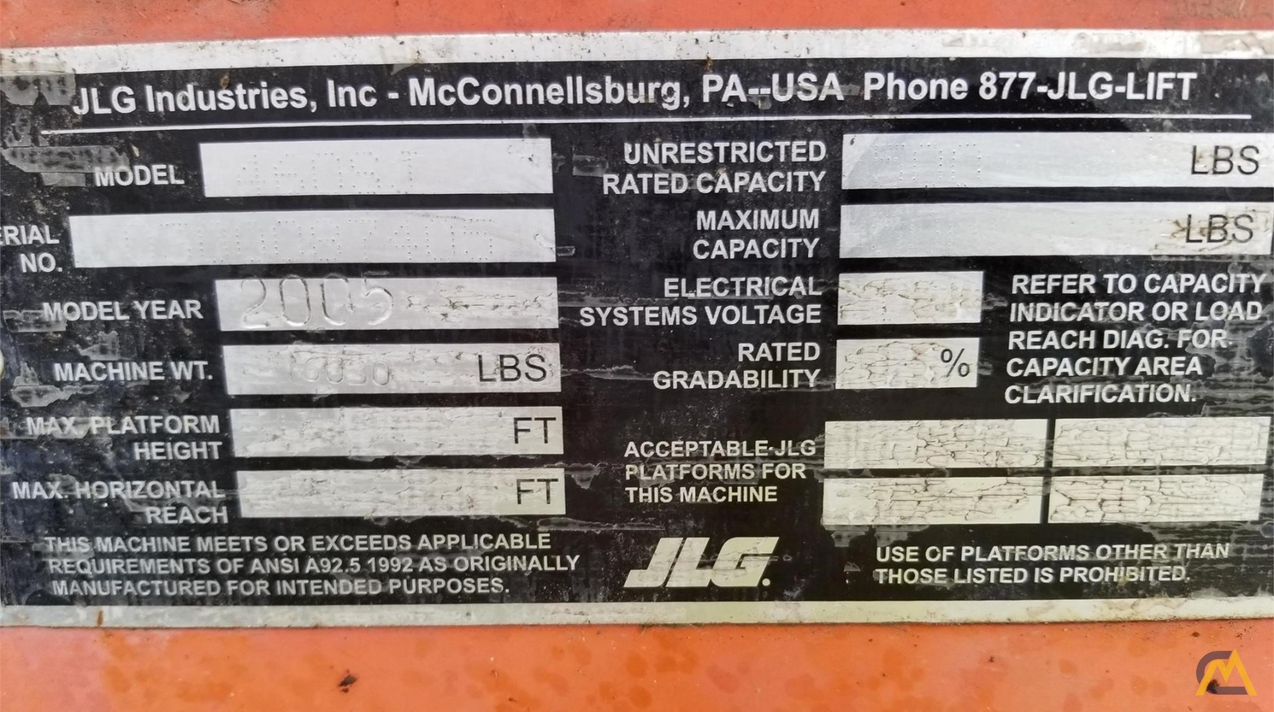JLG 460SJ 46' Telescopic Boom Lift 3