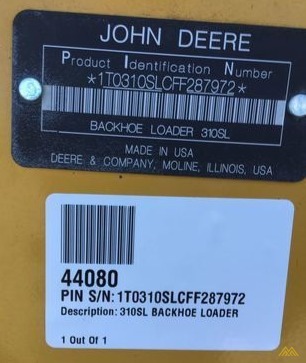 John Deere 310SL Backhoe Loader 7