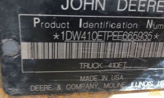John Deere 410E Articulating Dump Truck 5