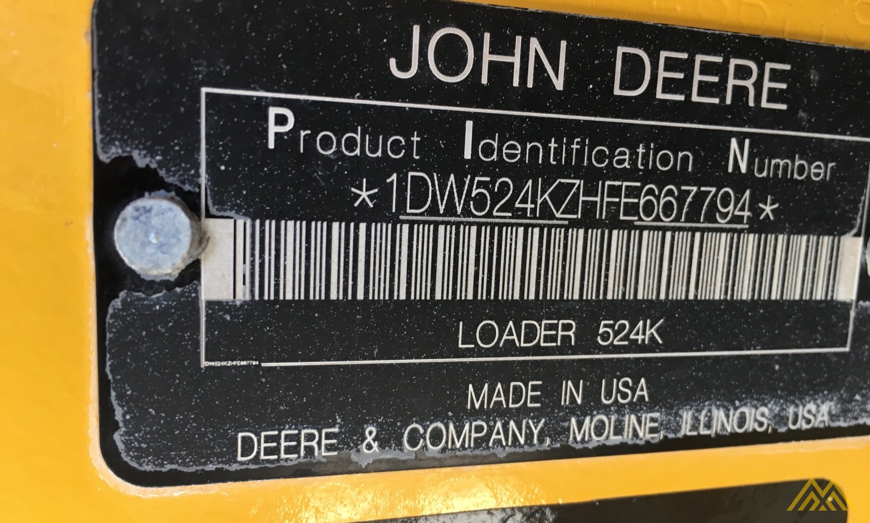 John Deere 524K Wheel Loader 1